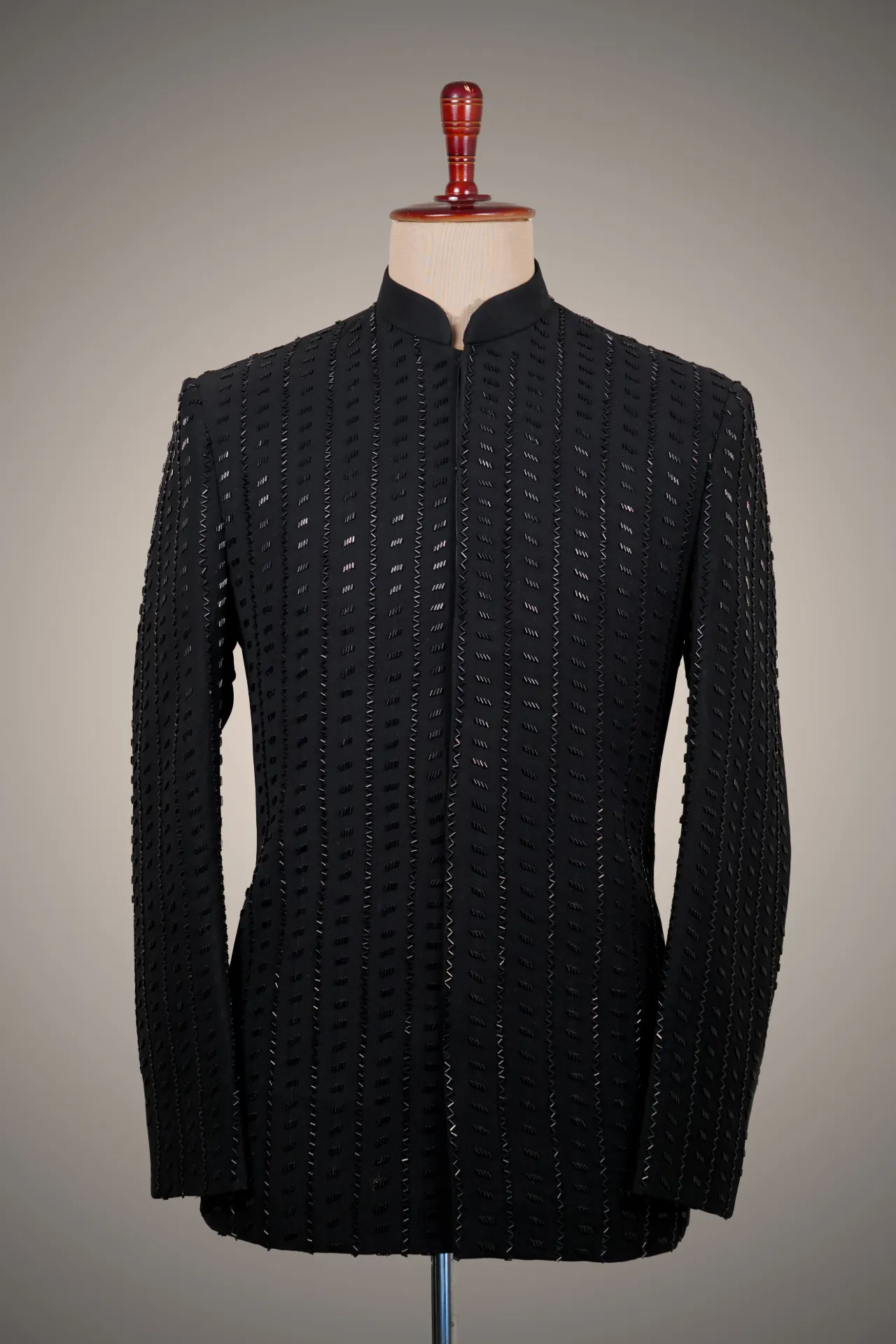 Black Blazer with hand embroidery