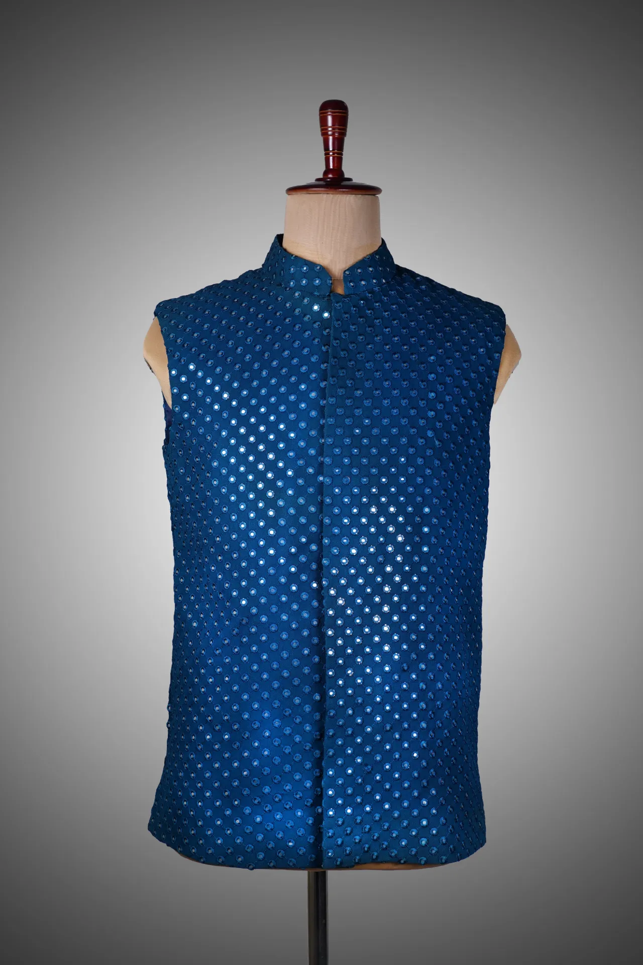 Teal Bule waistcoat