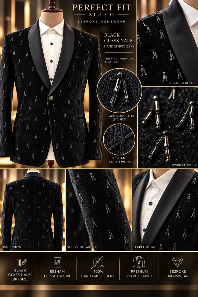Black Glass Nalki Tuxedo